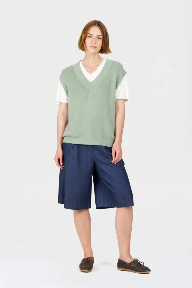 Komodo Liv Shorts Midwash Bio-Baumwolle