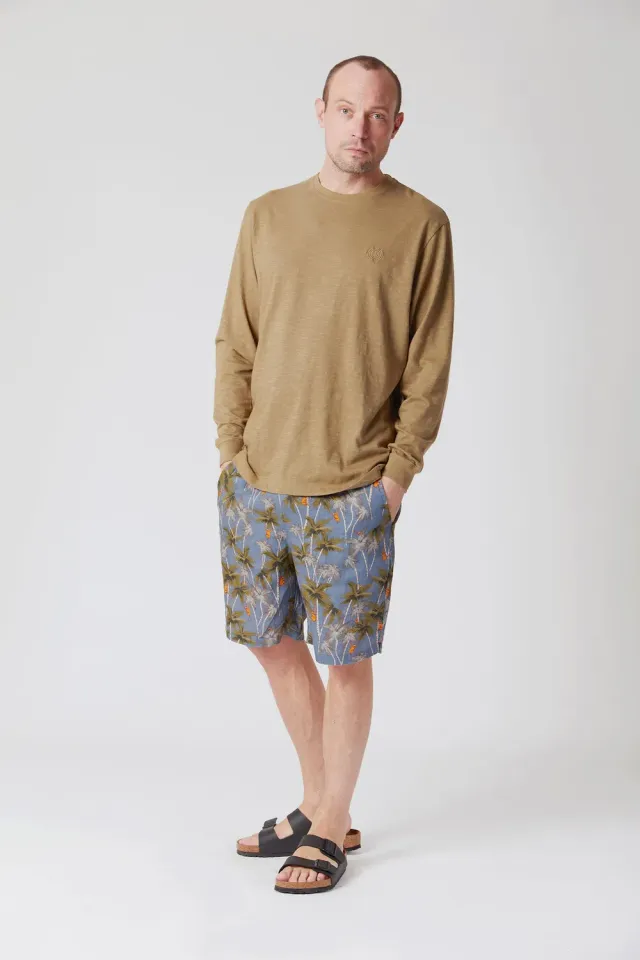 Komodo Jerry Shorts China Blue Leinen