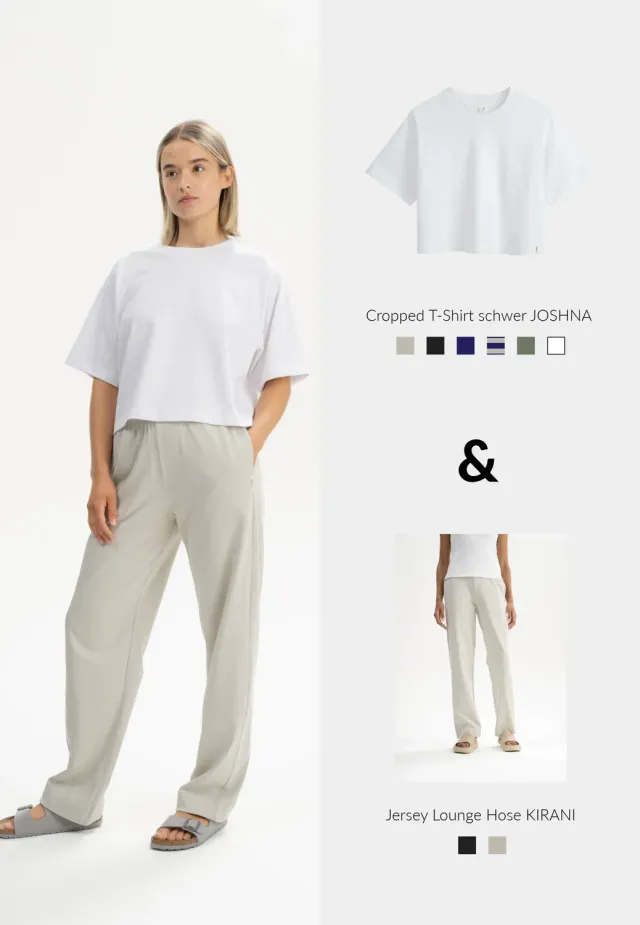MELA JOSHNA T-Shirt KIRANI Hose Set Damen Bio