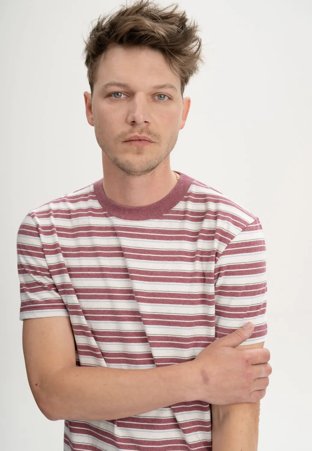 MELA AVAN Stripes T-Shirt thymian gestreift Bio