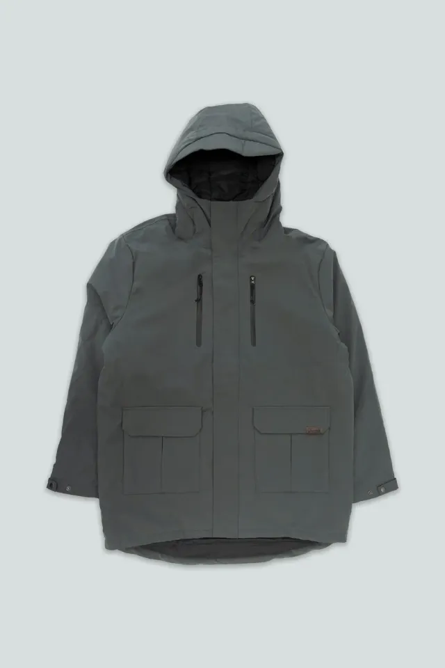 LAKOR Parka Jacke Urban Chic wasserdicht recycelt