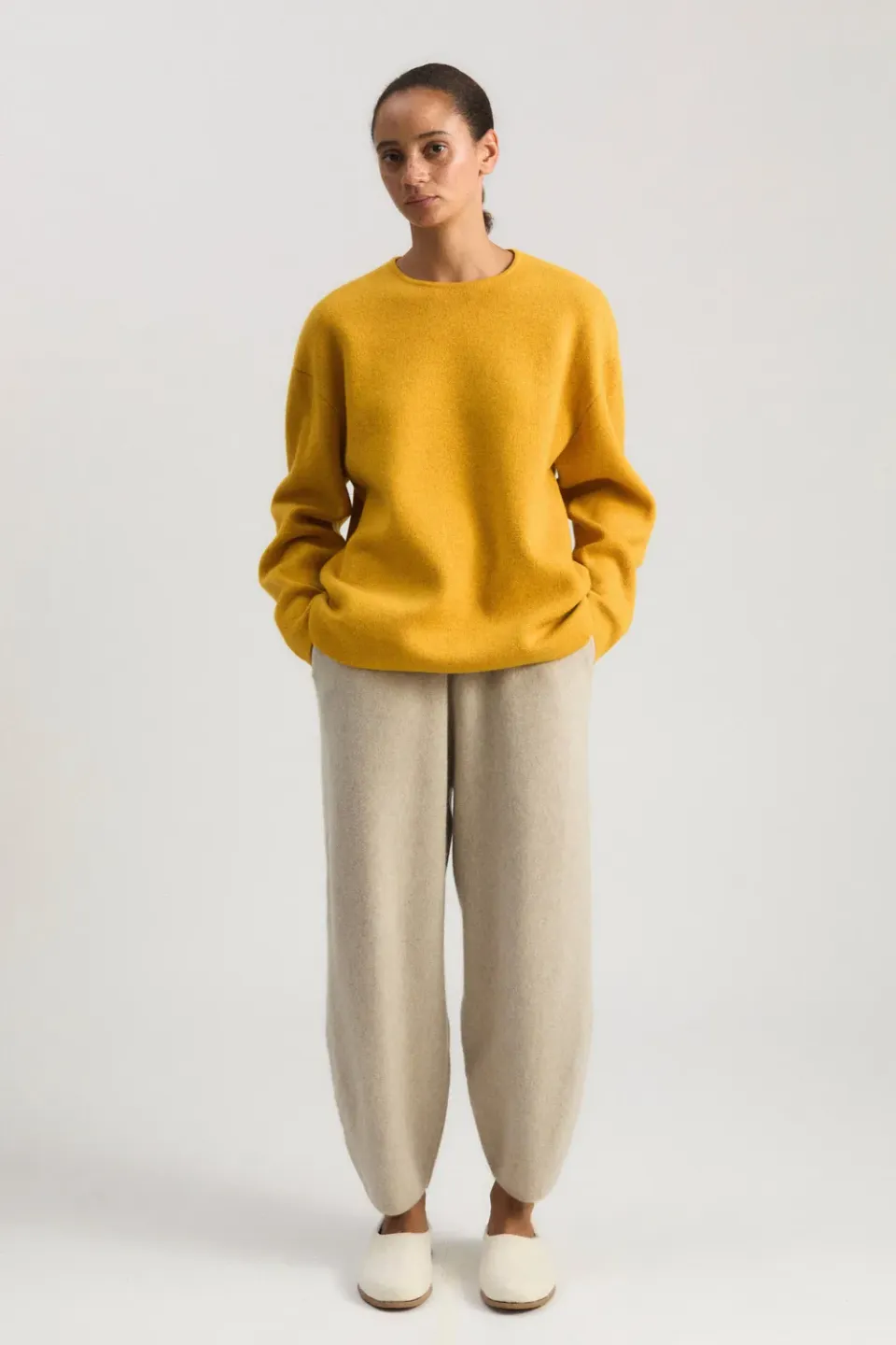 Oyuna Nomad Hose Feather entspannte Strickhose