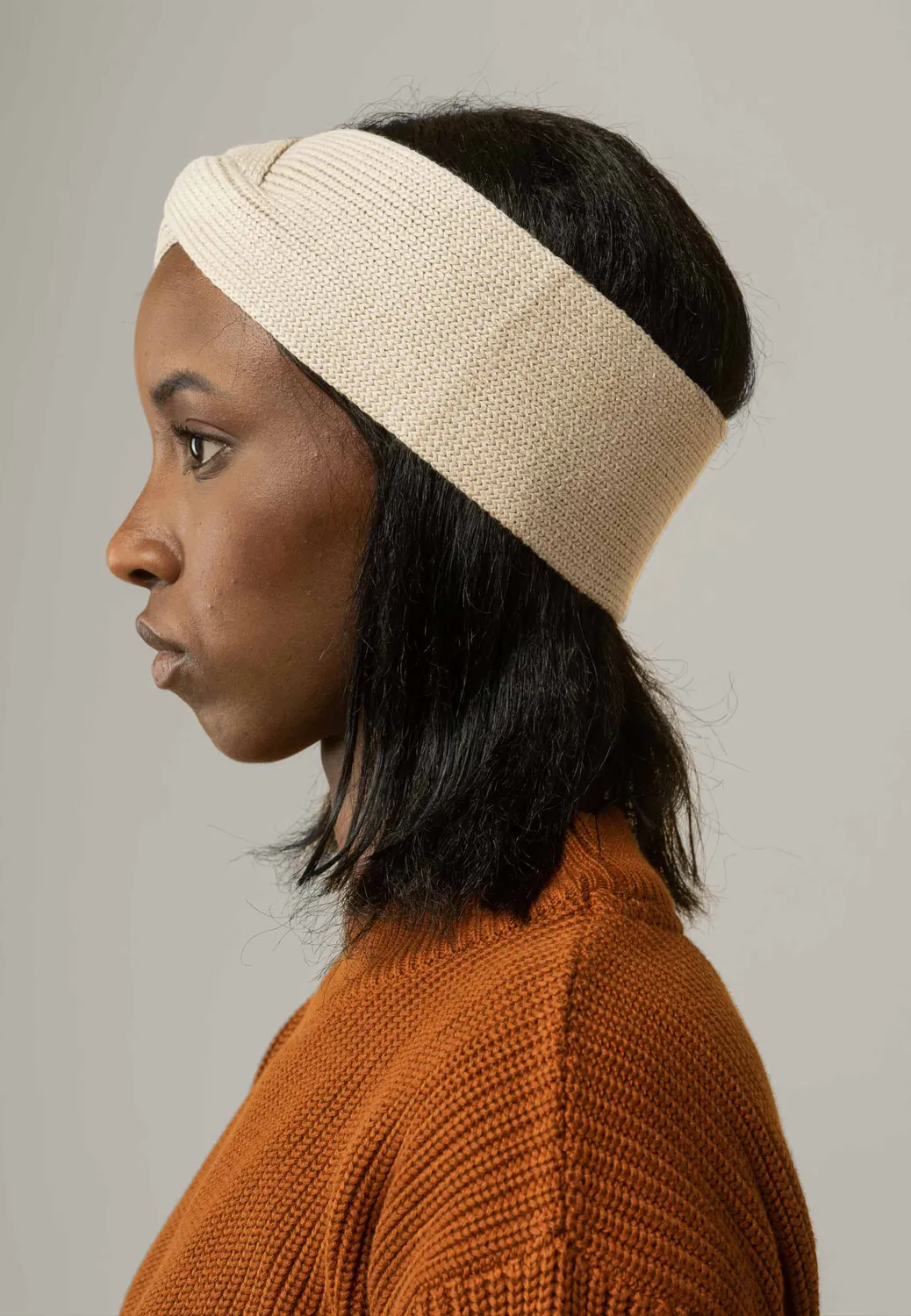 MELA MEENA Stirnband cloudy blue aus Bio-Baumwolle