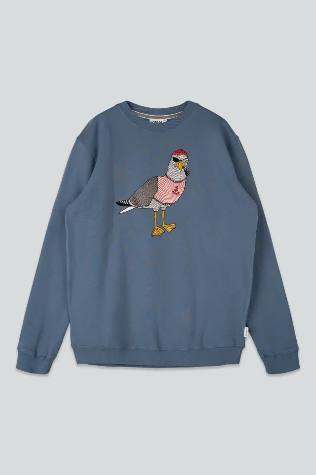 LAKOR Seaborn Seagull Sweatshirt Bering Sea Bio-Baumwolle