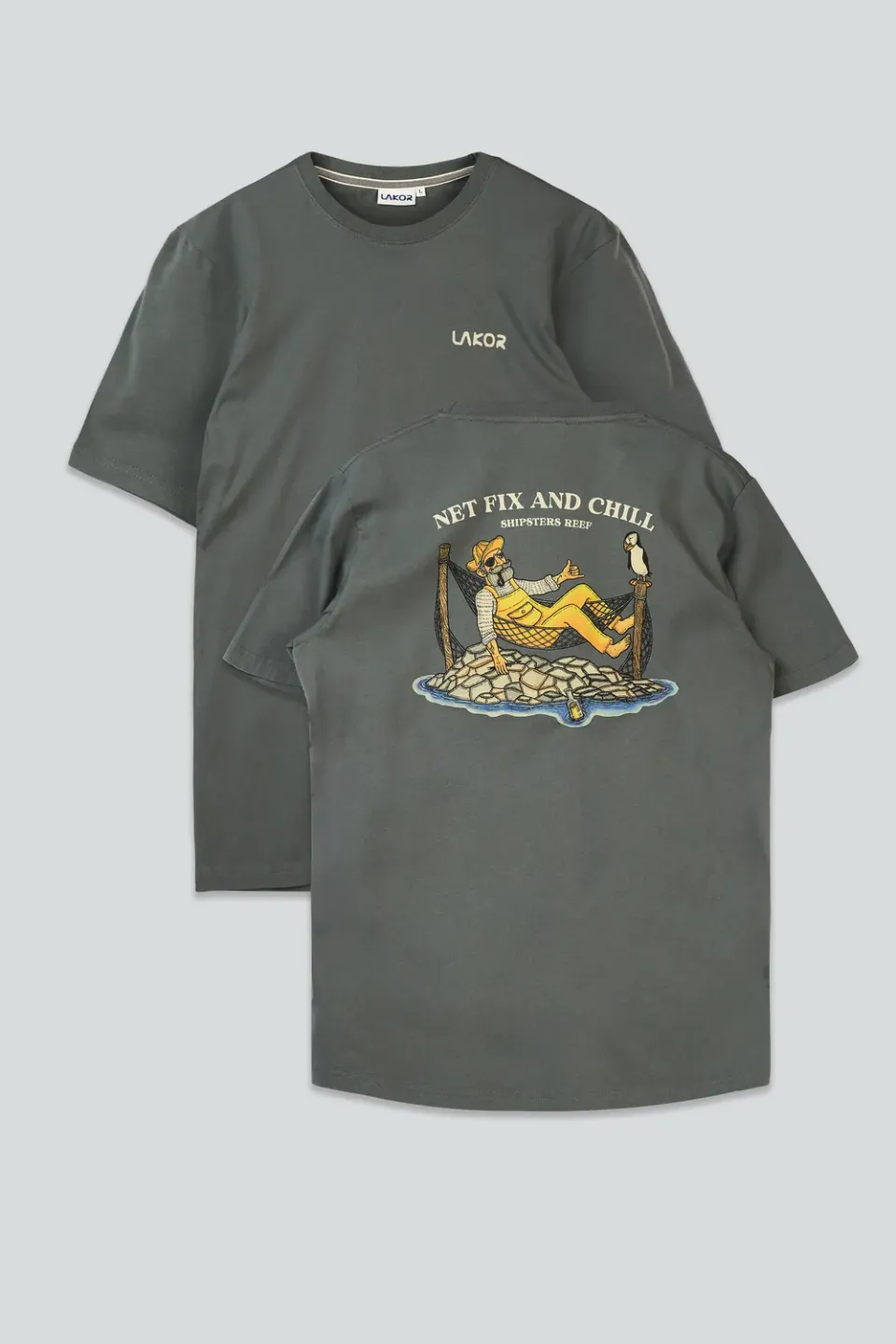 LAKOR Shipsters Reef T-Shirt Urban Chic Bio