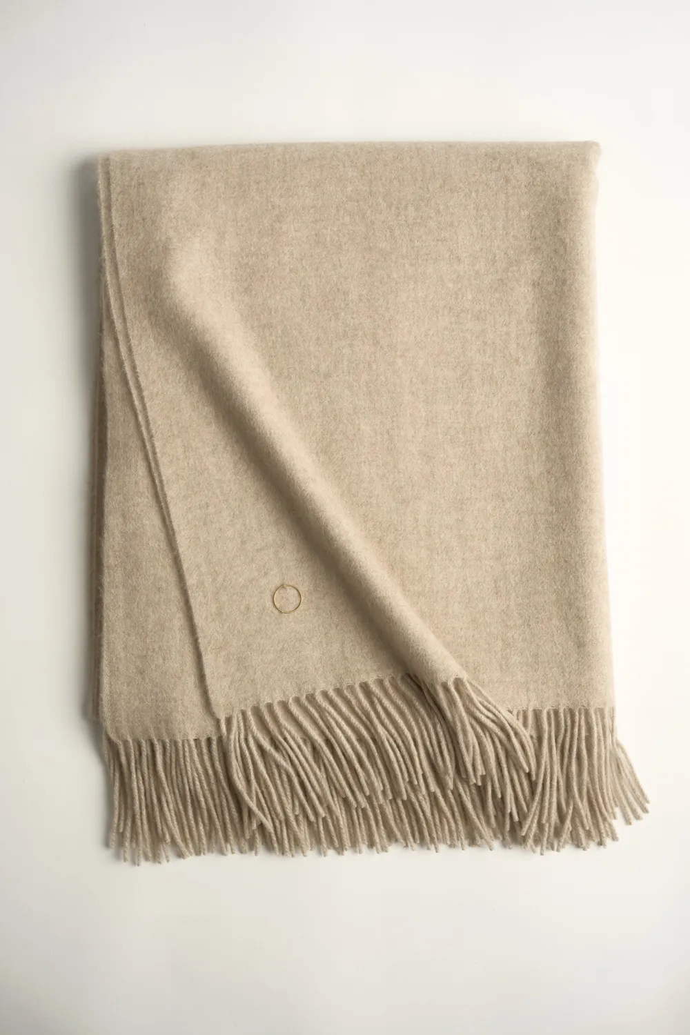 Oyuna Uno Decke Beige Wohndecke aus Cashmere