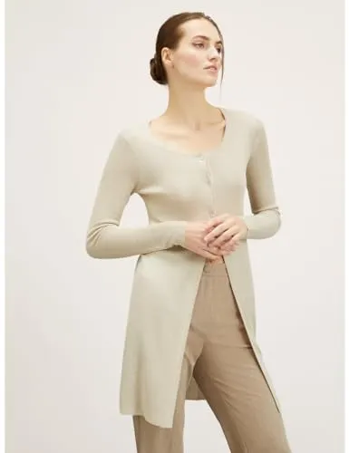 Motivi Cardigan lang Lurex Viskose ECOVERO