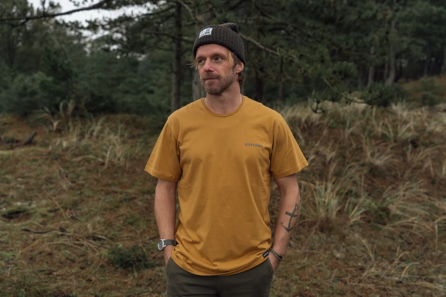 LAKOR Out There T-Shirt Wood Thrush aus Bio-Baumwolle