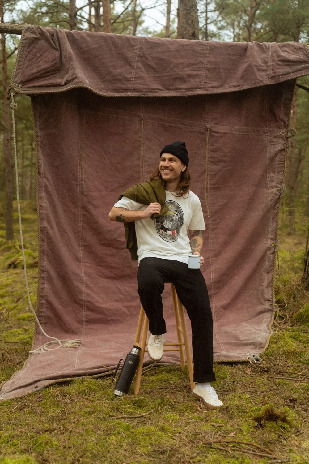 LAKOR Lost At Last T-Shirt Weiß aus Bio-Baumwolle