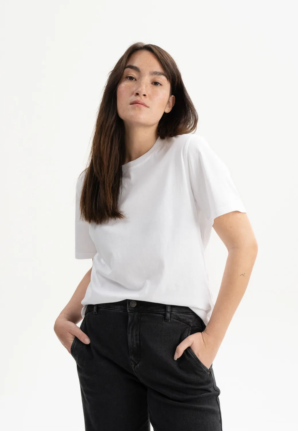 MELA TANIKA T-Shirt weiß Bio-Jersey