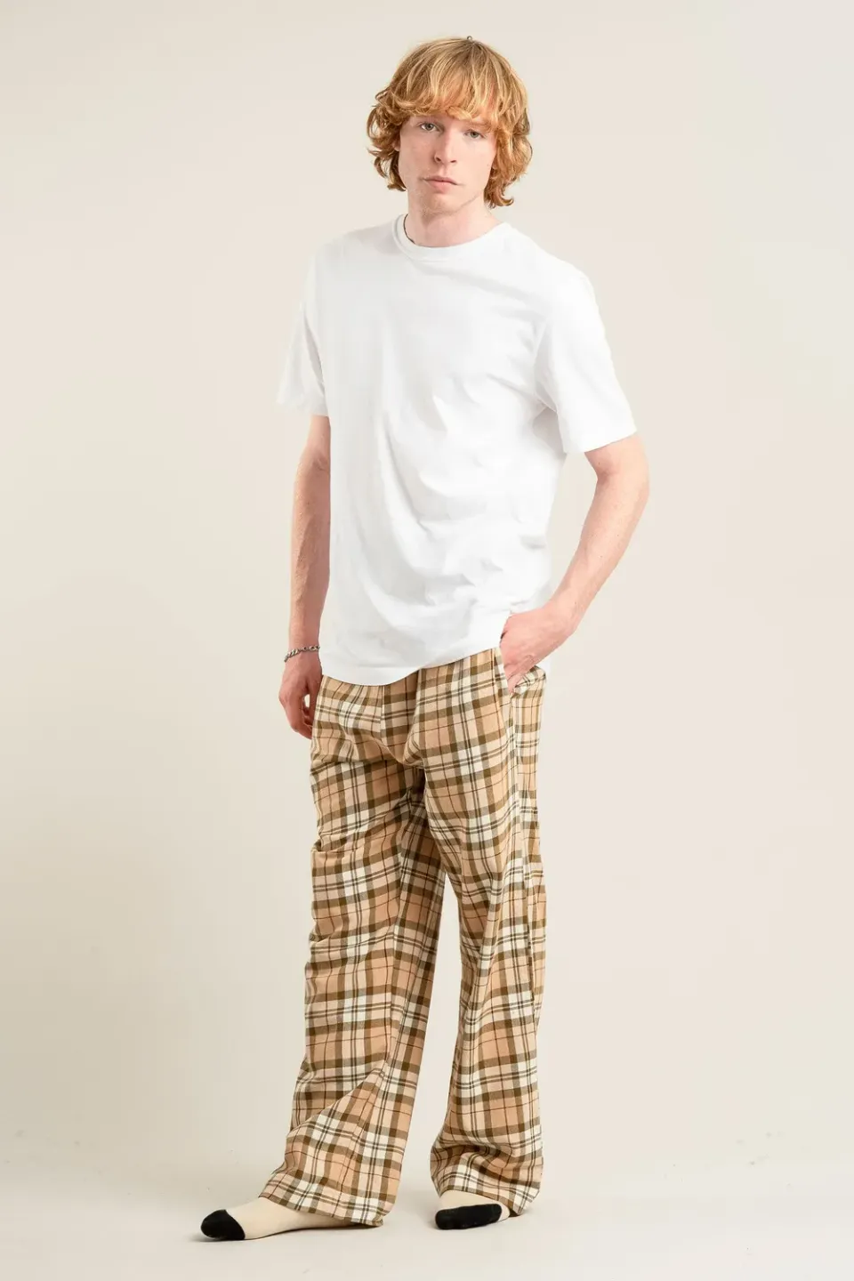 Komodo Jim Jam Pyjamahose Sand Bio-Baumwolle