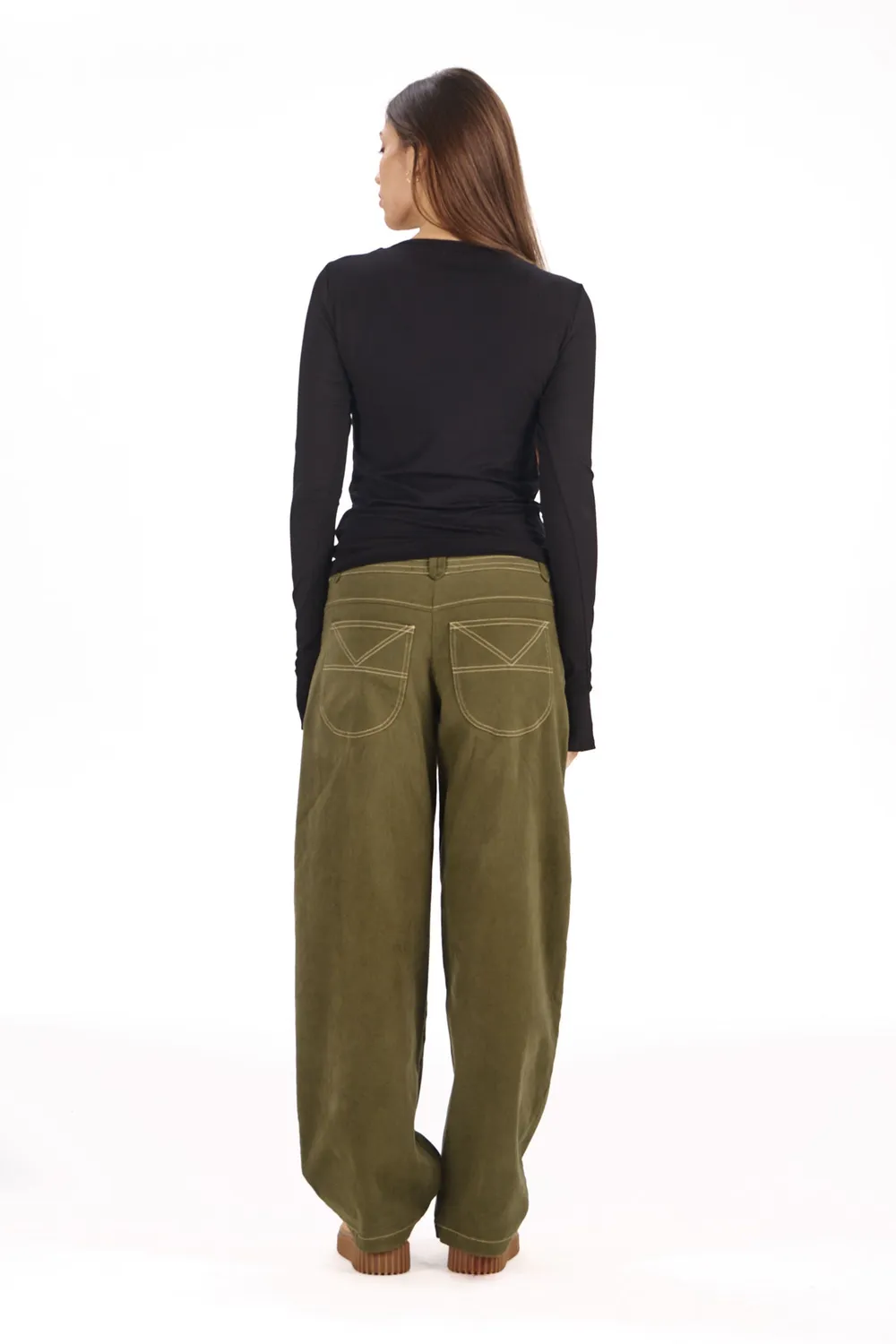 KOMODO CHAI Top Schwarz Modal Stretch