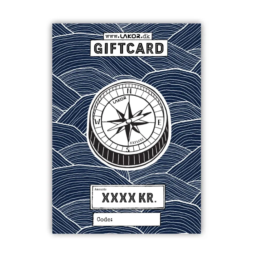 LAKOR Gutschein Print-Selbst Geschenkkarte