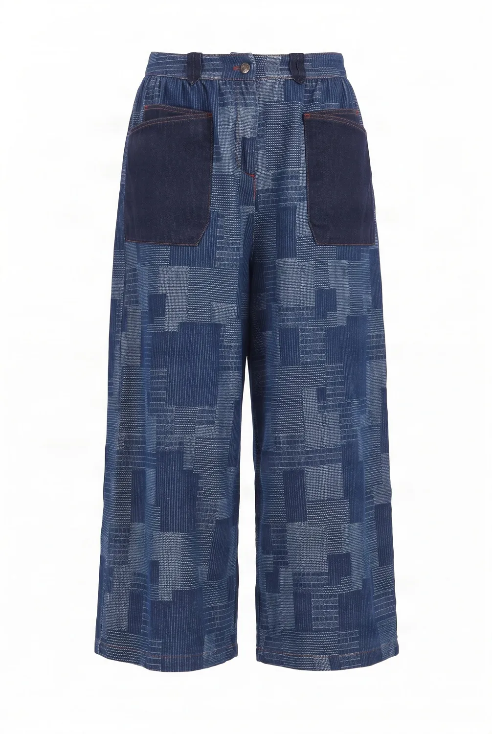 KOMODO MOLLIE Jeanshose Bio-Baumwolle Patchwork