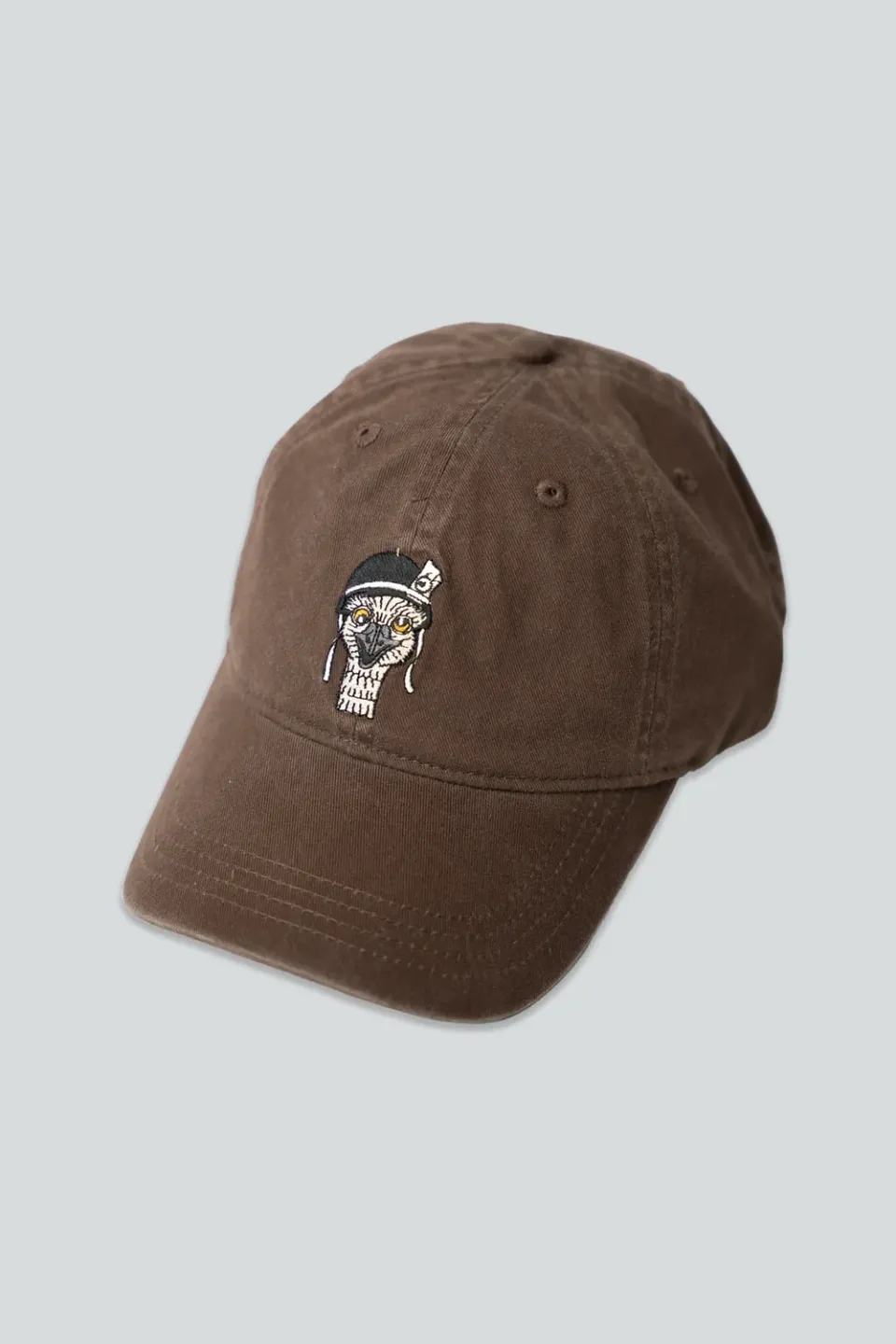 LAKOR Mini Emu Cap Brown Bio-Baumwolle