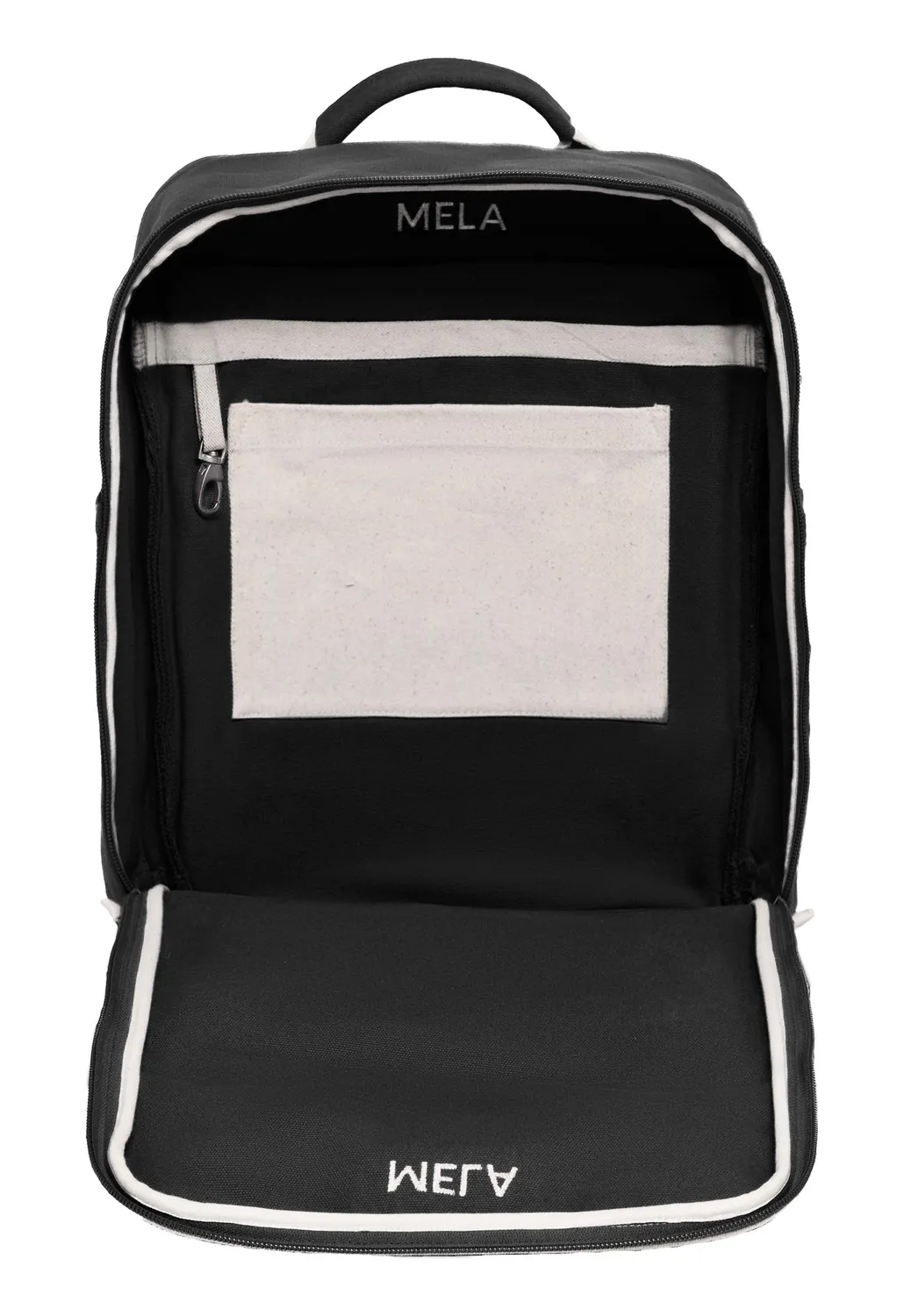 MELA II Rucksack all ecru aus Bio-Canvas