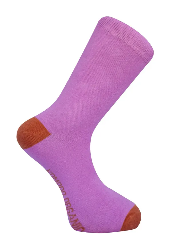 KOMODO PUNCHY Socken Pink Bio-Baumwolle GOTS