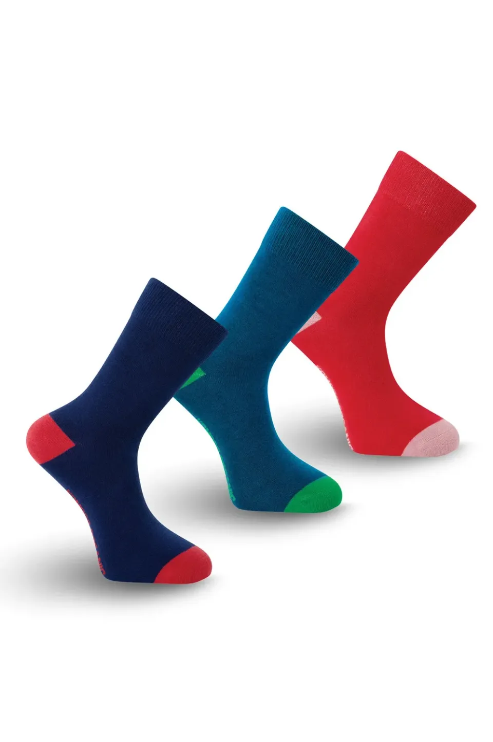 KOMODO PUNCHY Socken 3er-Box Bio-Baumwolle Bunt