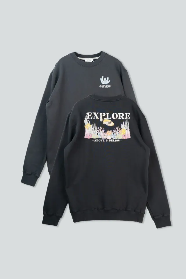 LAKOR Underwater Garden Sweatshirt Moonless Night Bio