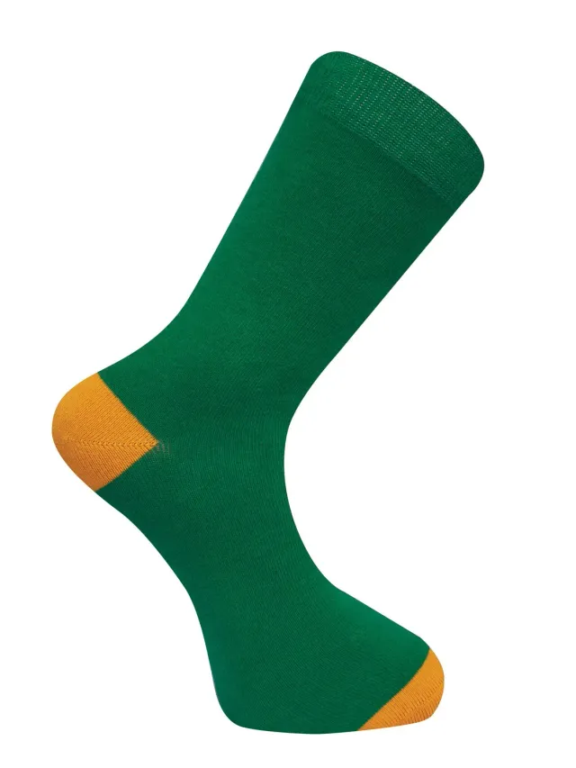 KOMODO PUNCHY Socken Grün Bio-Baumwolle 80% Baumwolle