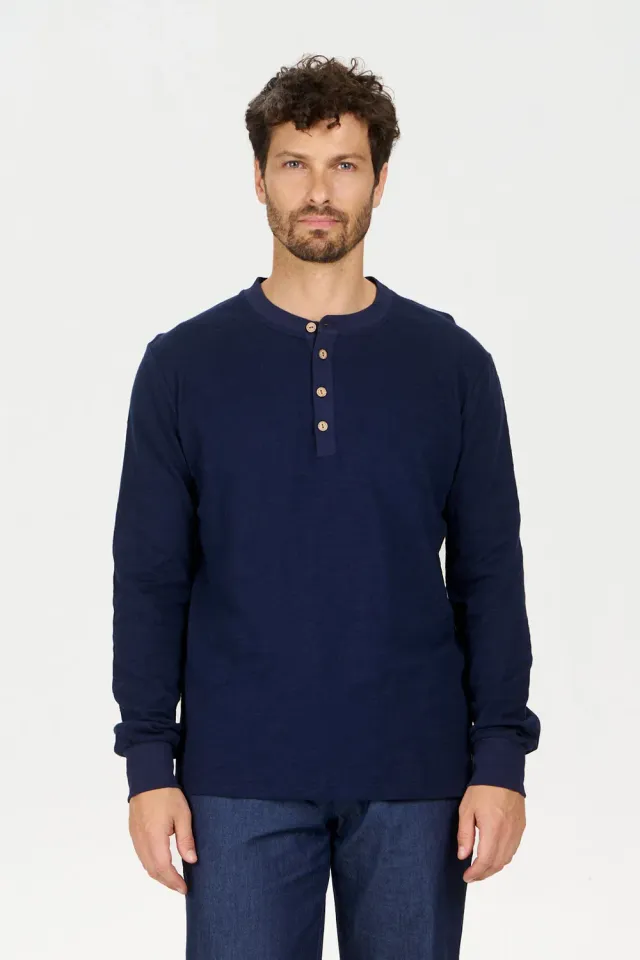 Komodo Arlo T-Shirt Navy Bio-Baumwolle