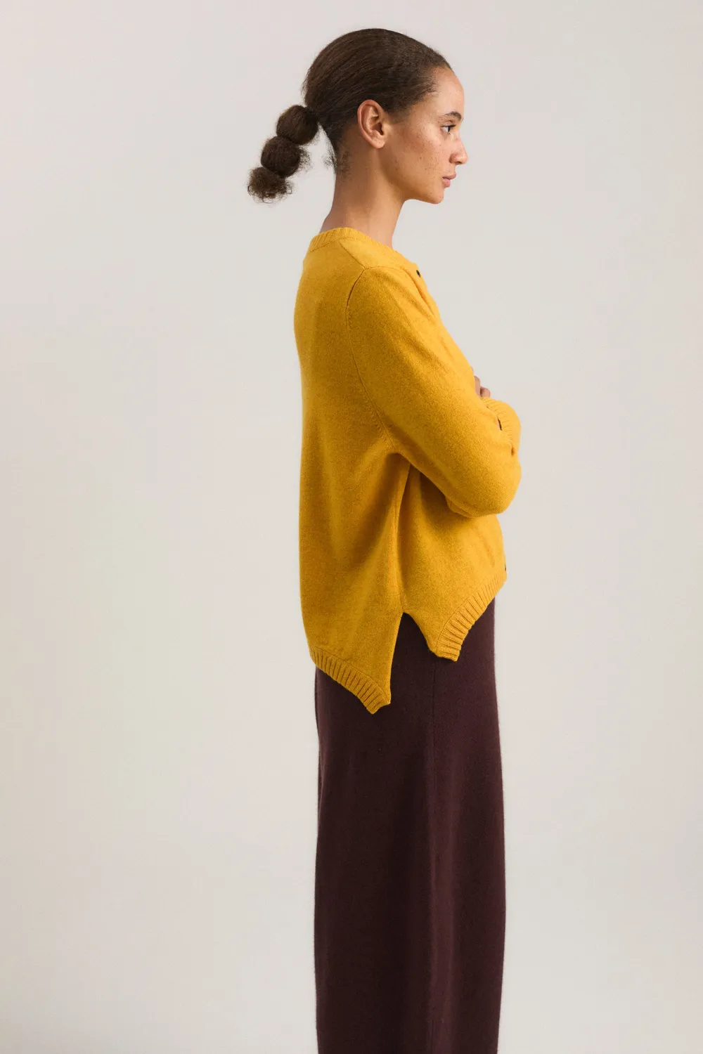 Oyuna Tondo Cardigan Amber kurzer Cardigan
