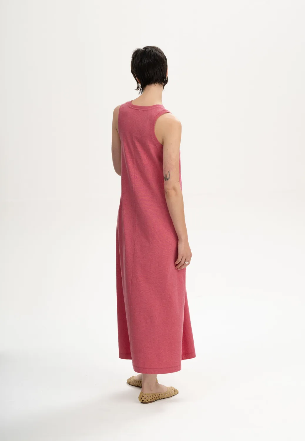 MELA MAHIKA Jersey Maxi Kleid thymian aus Baumwolle