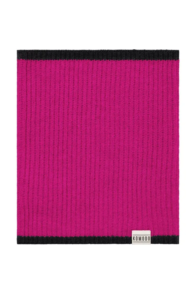 Komodo Imogen Loopschal Damen Pink Merinowolle