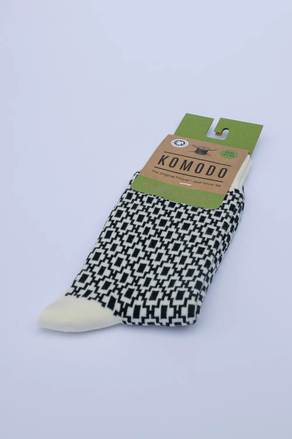 KOMODO DIAMOND Socken Papyrus Bio-Baumwolle