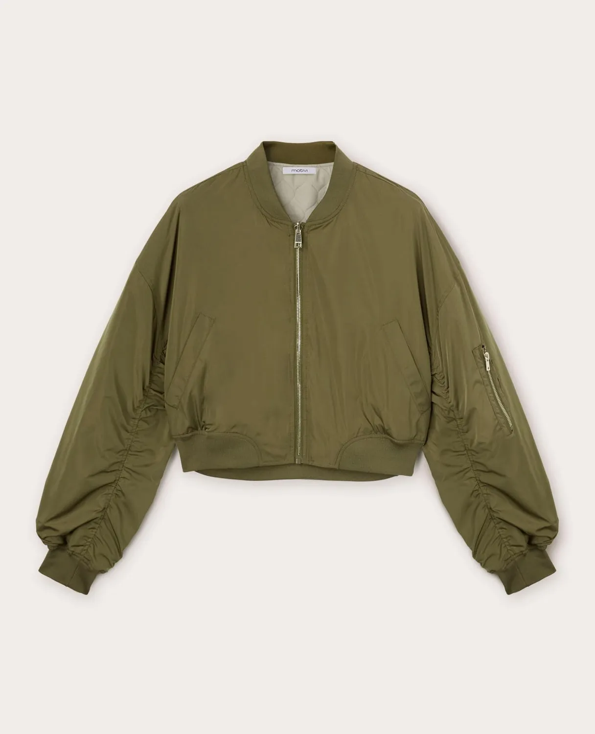 Motivi Bomberjacke glänzend Jacke Steppfutter Reiverschluss