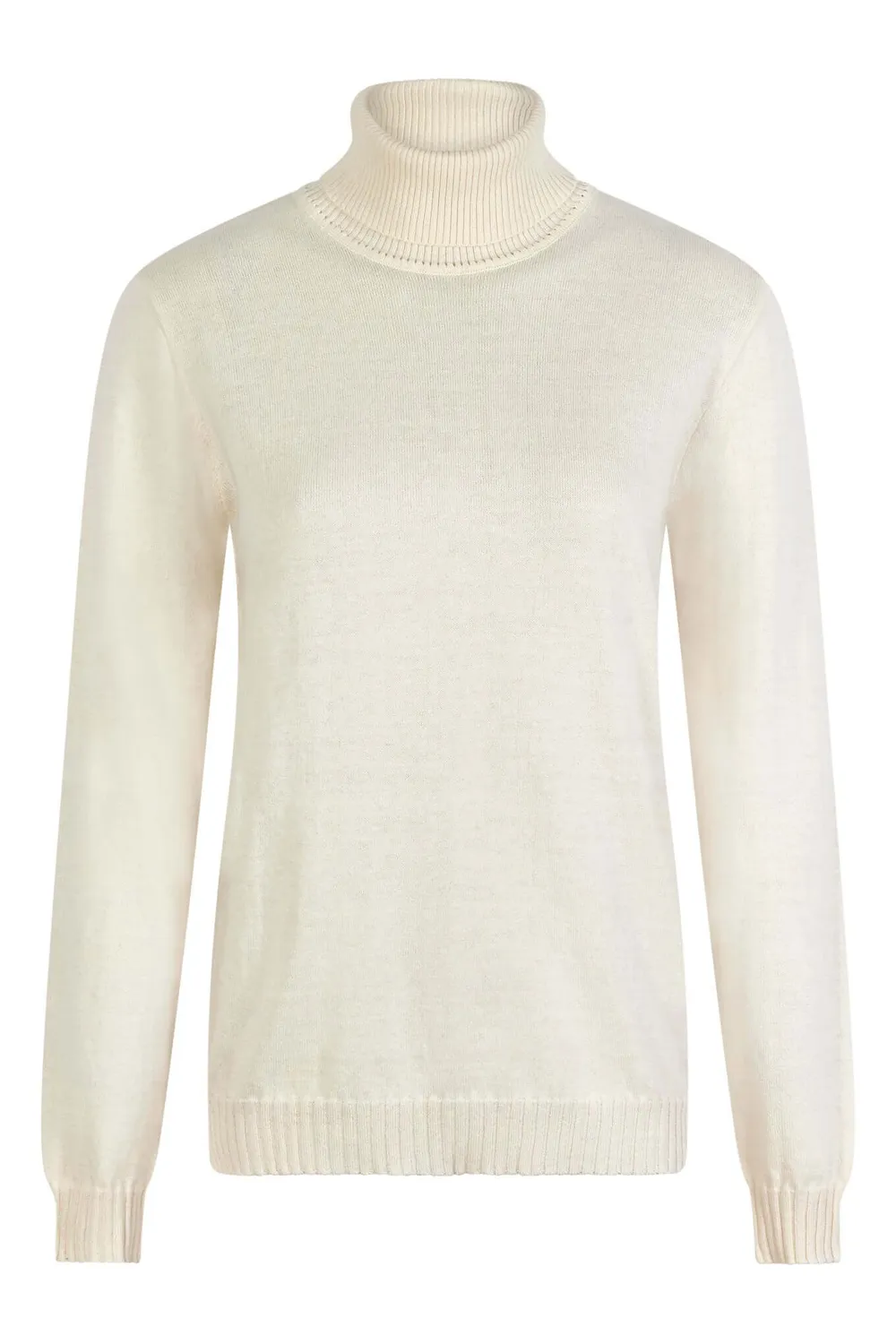 KOMODO ADIL Pullover Weiß Bio-Baumwolle Kaschmir