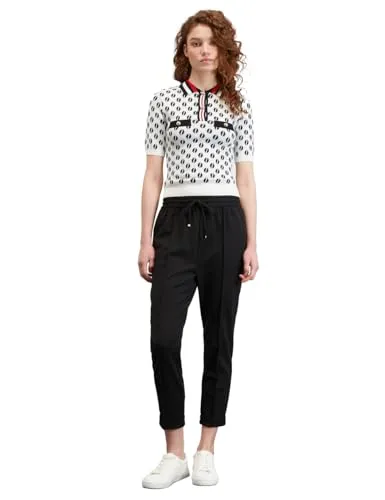 Motivi Polo-Shirt Jacquardstrick Slim-fit Viskose