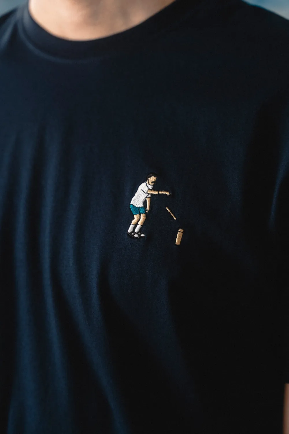 LAKOR Mini Kubb Player T-Shirt Blueberry Bio