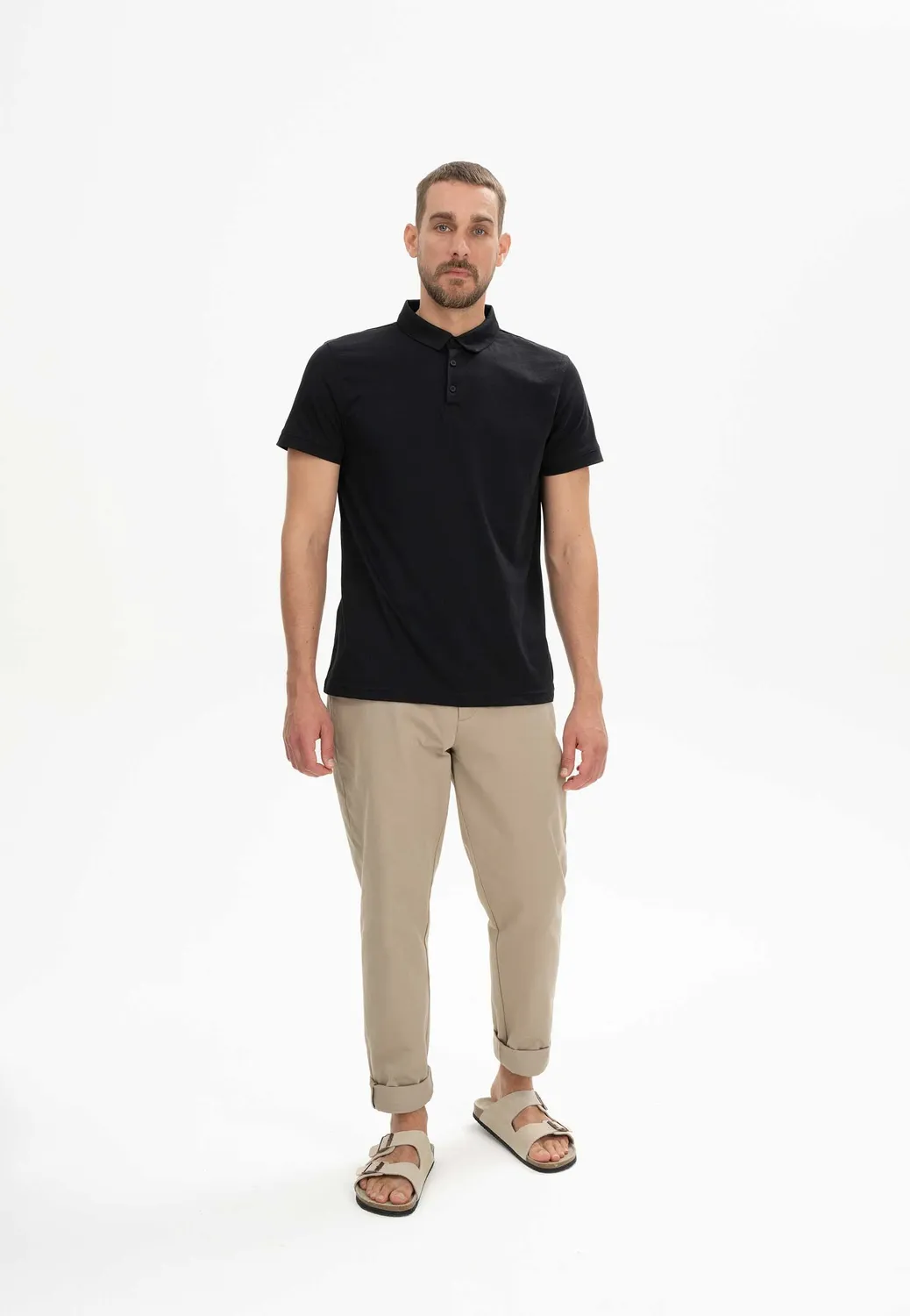 MELA Jaspal Poloshirt weiß Bio-Baumwolle