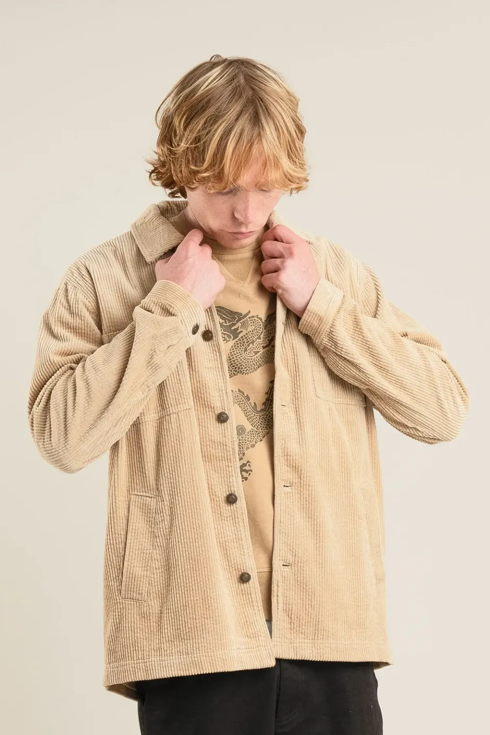KOMODO STANLEY Cord-Jacke Croissant Bio-Baumwolle