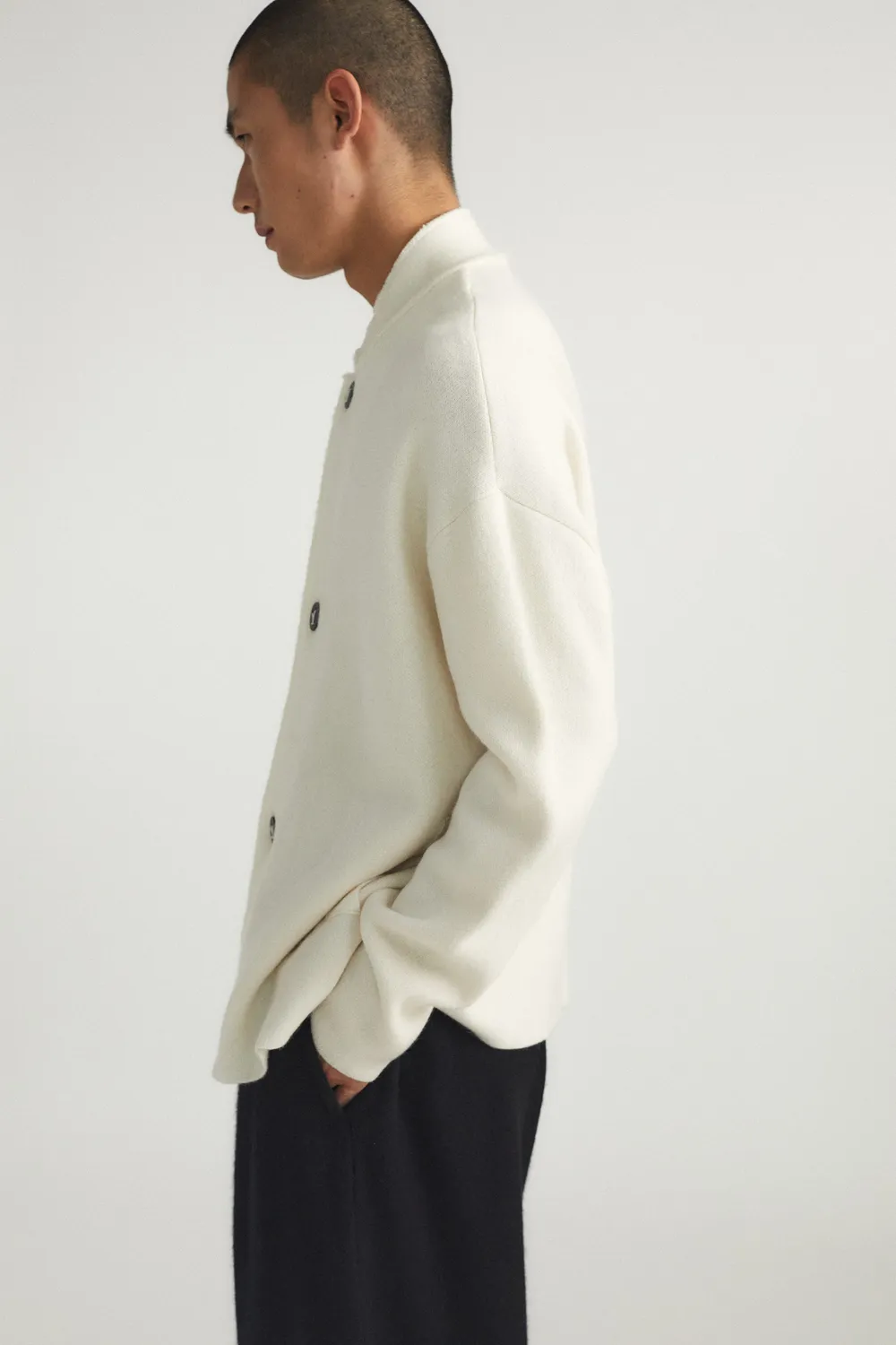 Oyuna Wind Jacke Ivory Herren relaxed