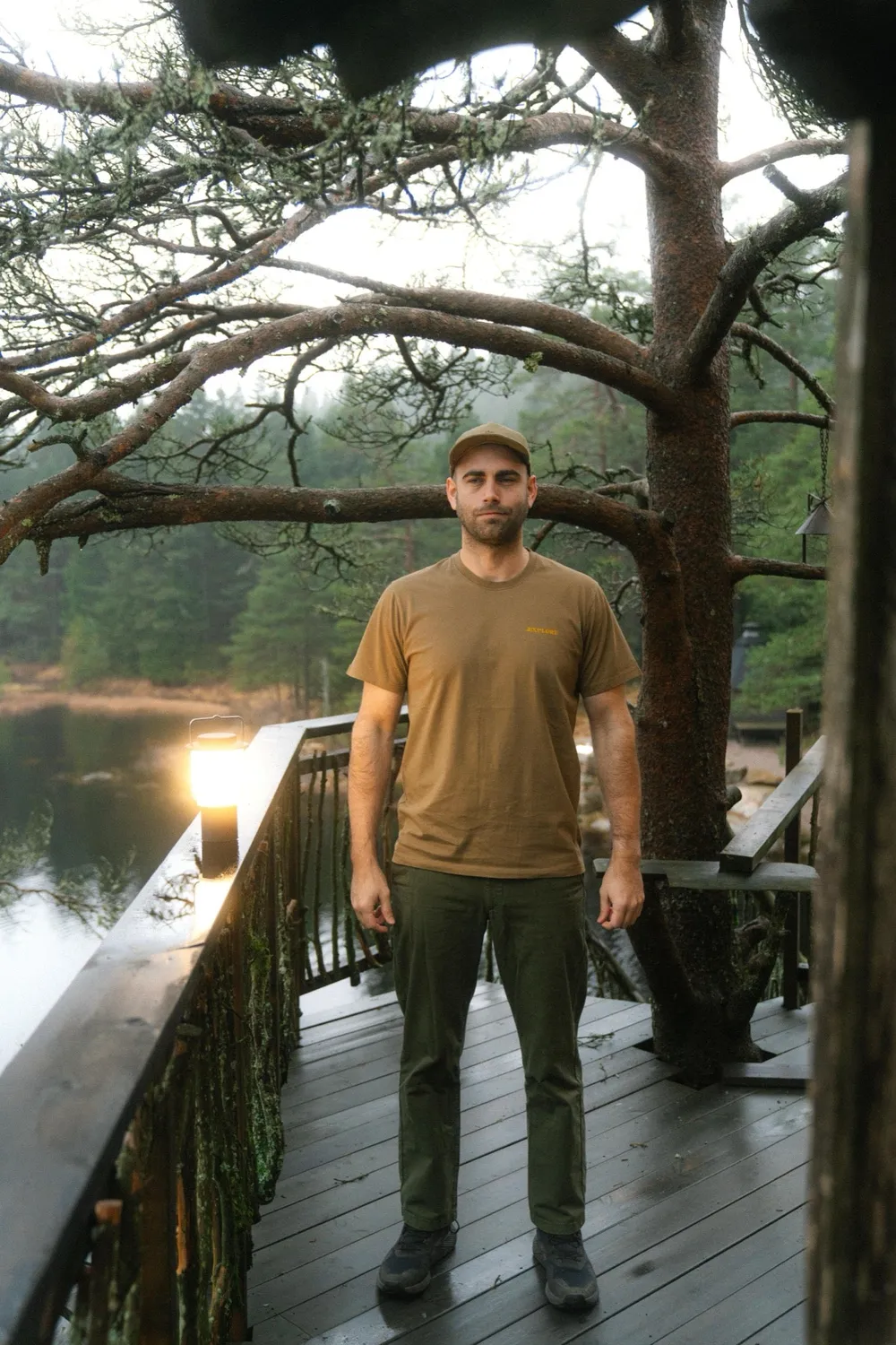 LAKOR Room with a View T-Shirt Kangaroo Bio-Baumwolle