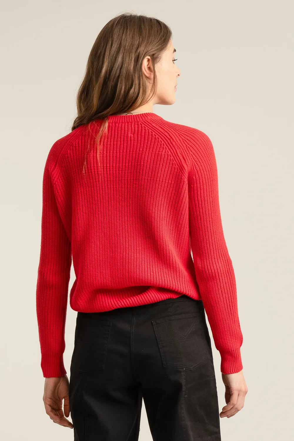 Komodo Sergio Pullover Rot Bio-Baumwolle Damen