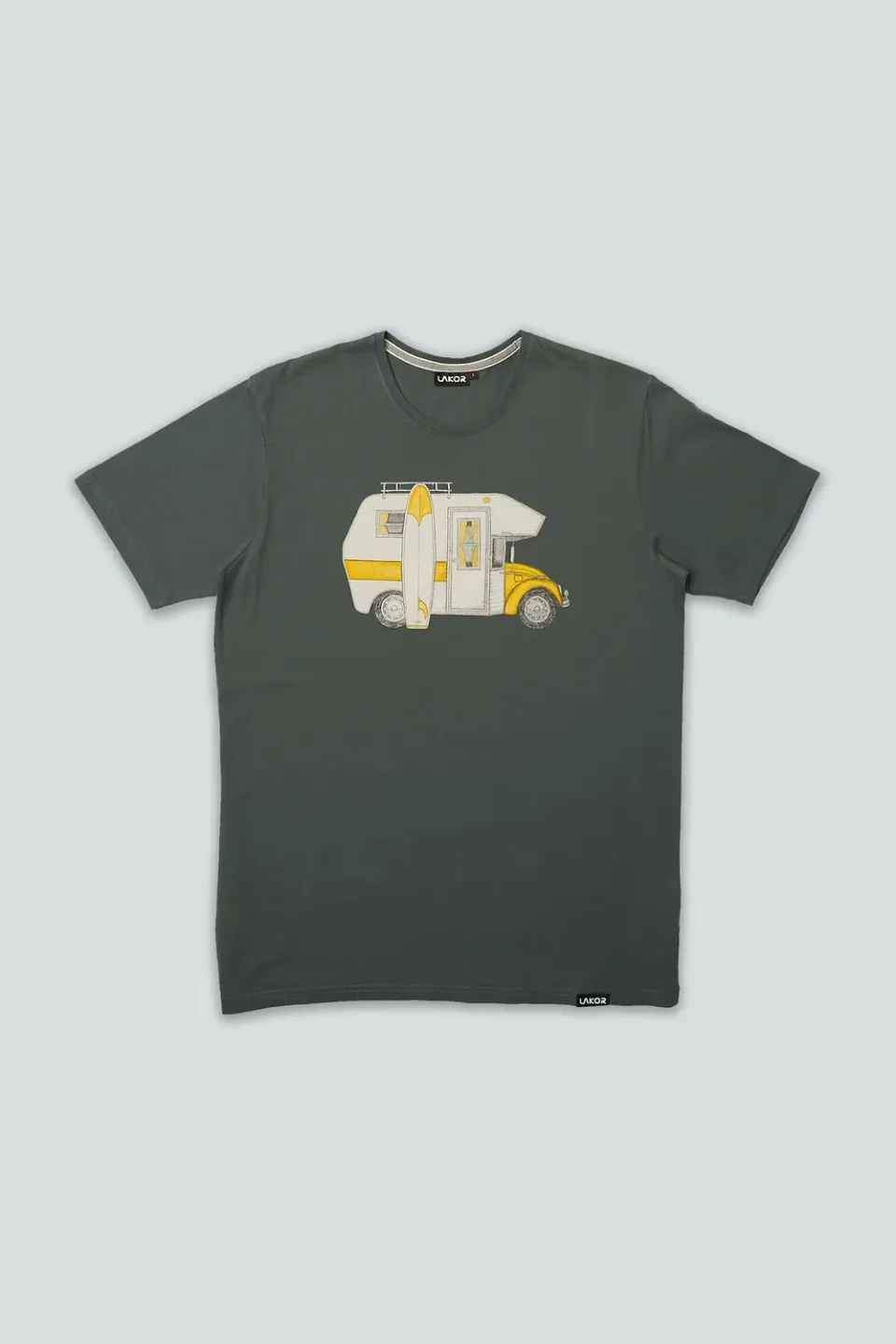 LAKOR Car Camper T-Shirt Urban Chic Bio-Baumwolle