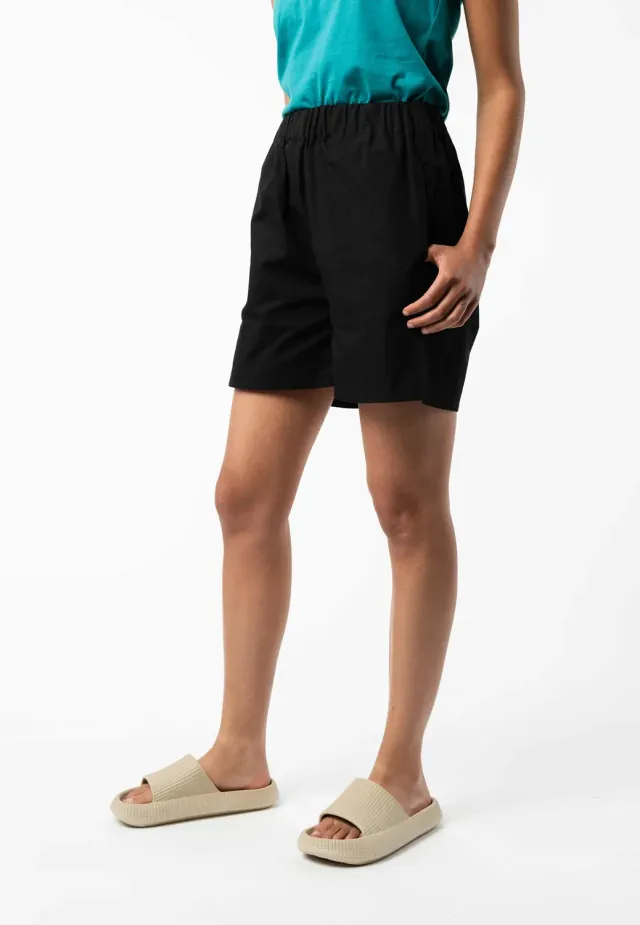 MELA RILA Shorts sage aus Baumwolle