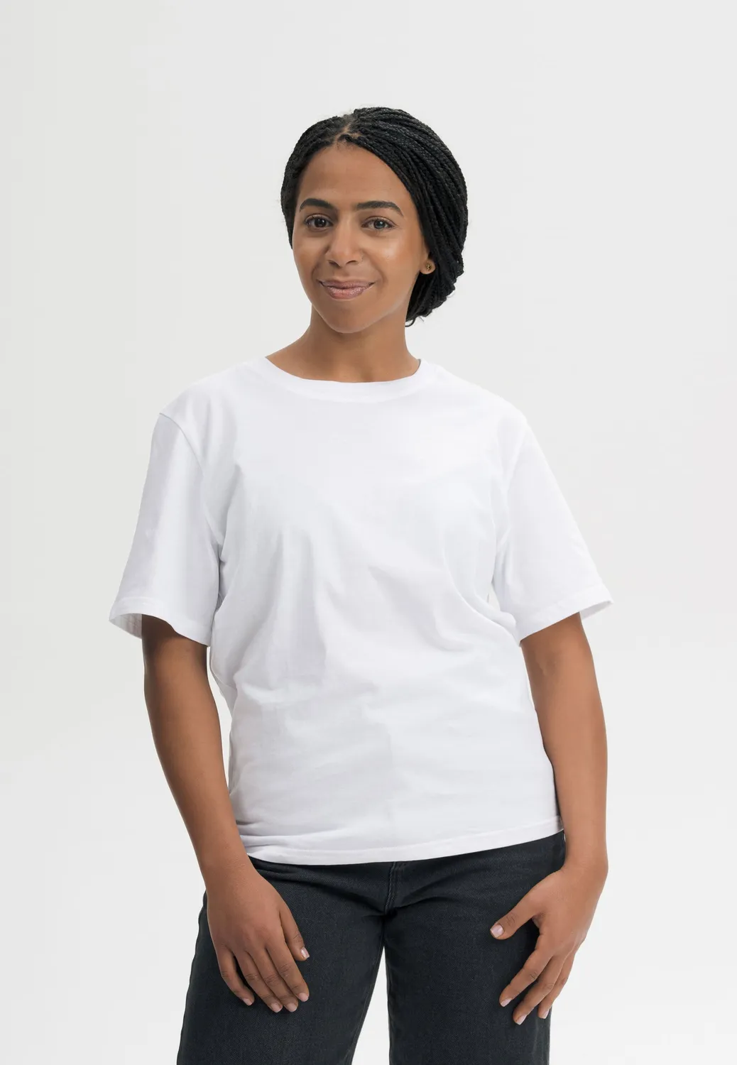 MELA Tanika T-Shirt Cristobal weiß forest Bio-Baumwolle
