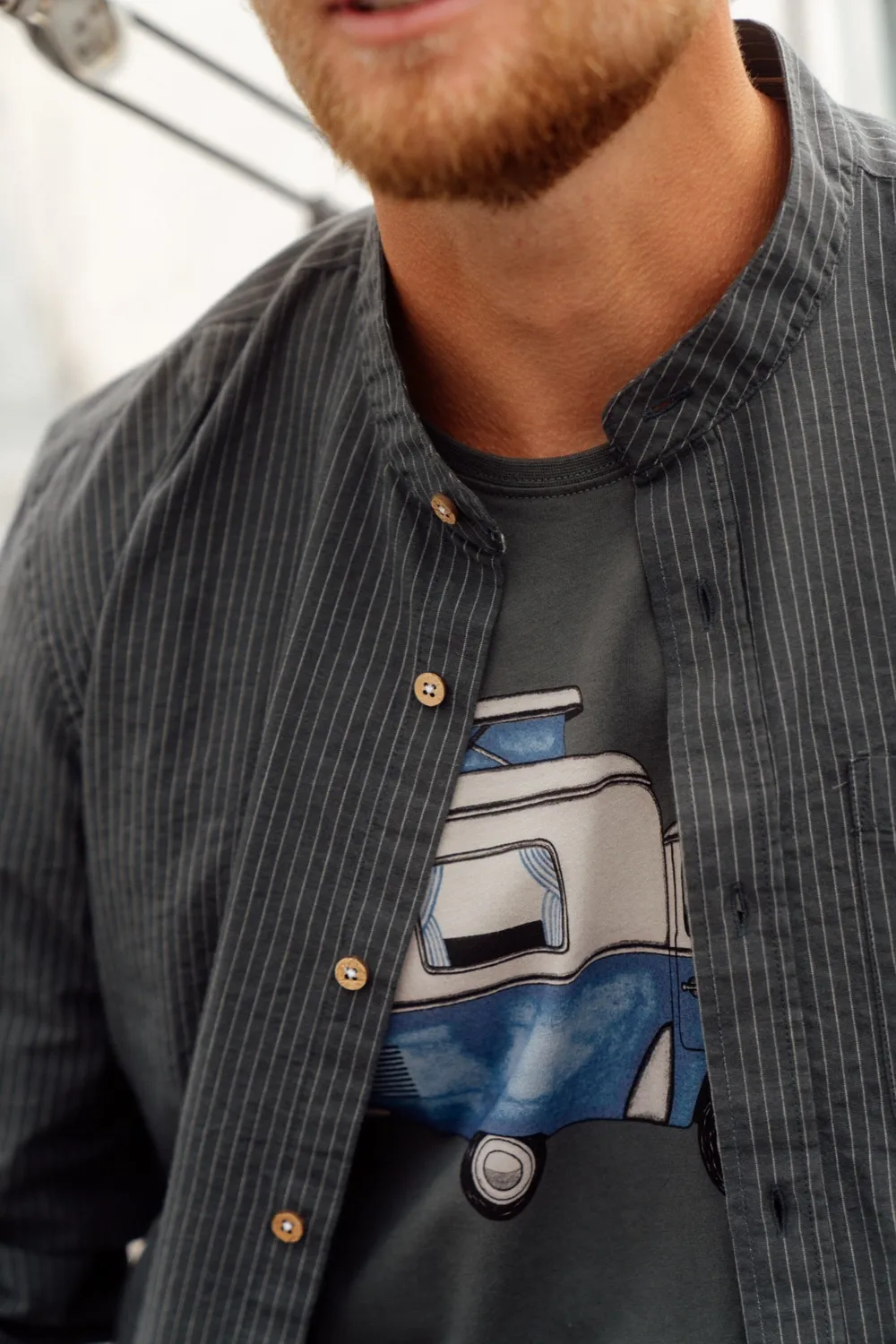LAKOR Linus Light Shirt Hemd Urban Chic Bio-Baumwolle