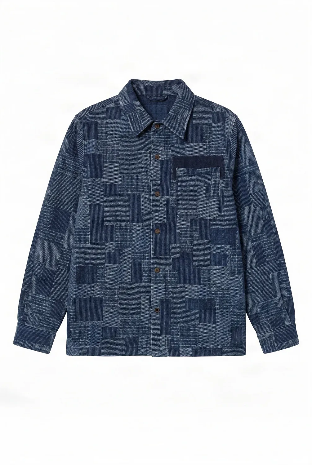 Komodo Paddy Overshirt Artisanal Denim Bio-Baumwolle