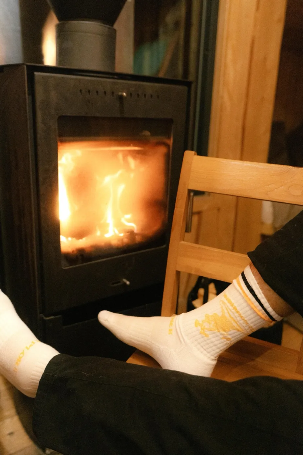 LAKOR Mushroom Trip Tennissocken Weiß Pilzmotiv