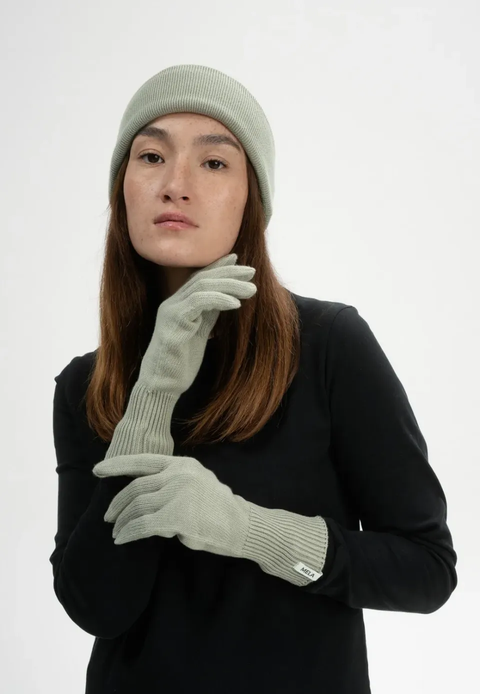 MELA HIMMAT + RISHI Mütze Handschuhe Set Bio-Baumwolle