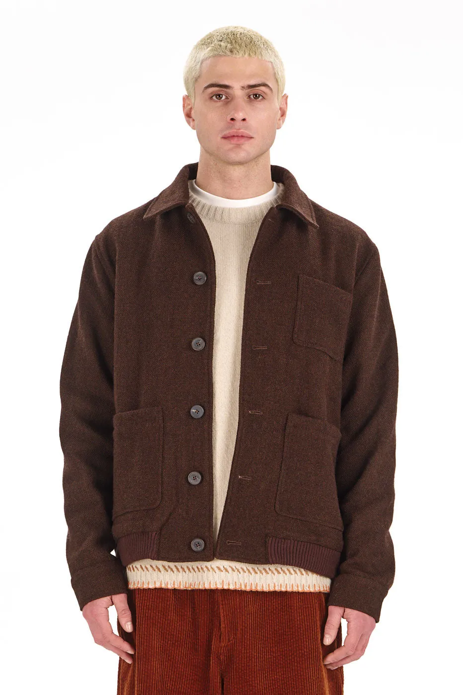Komodo Noel Jacke Chocolate Wollmix