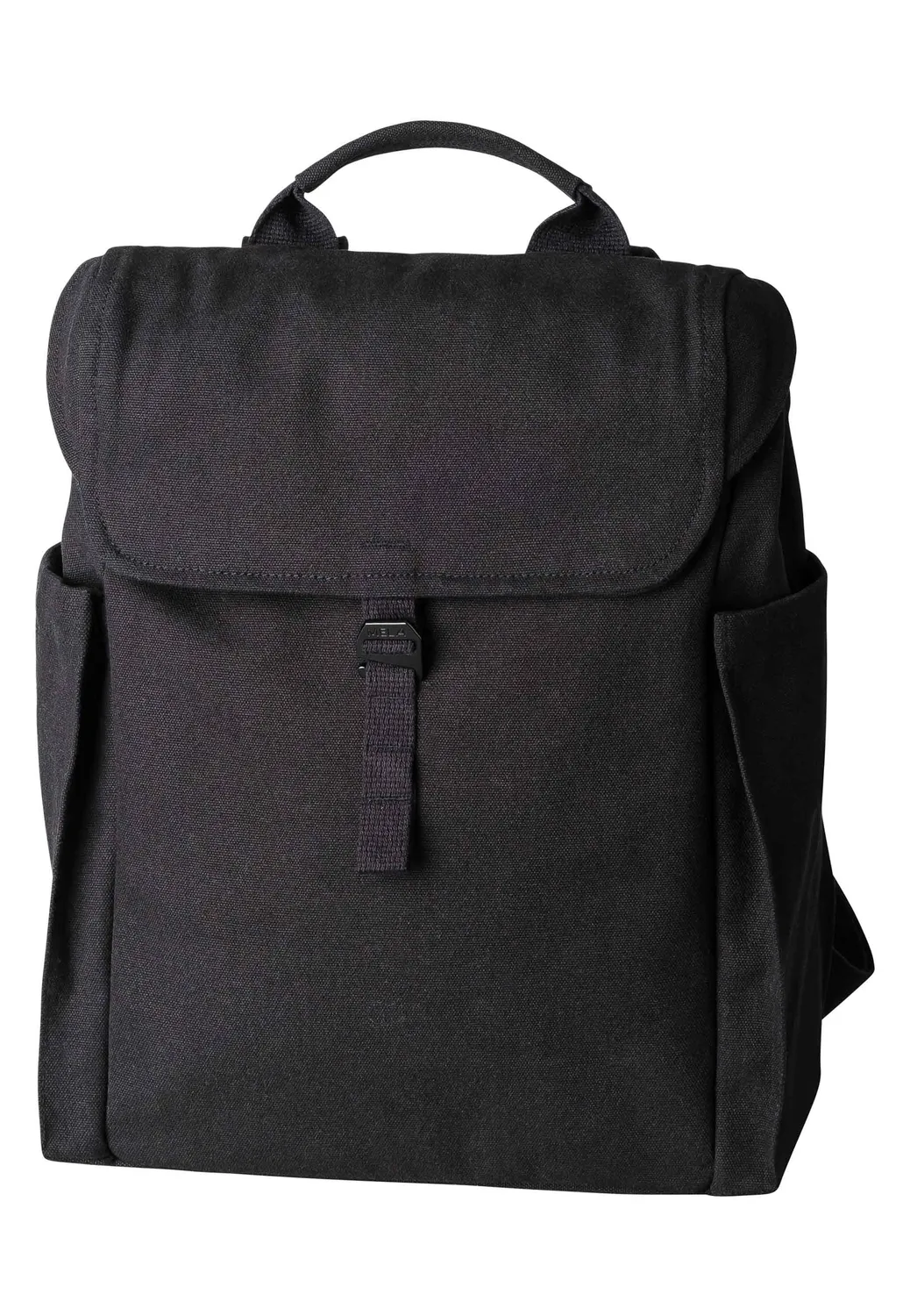 MELA x dariadeh Rucksack schwarz aus Canvas Bio