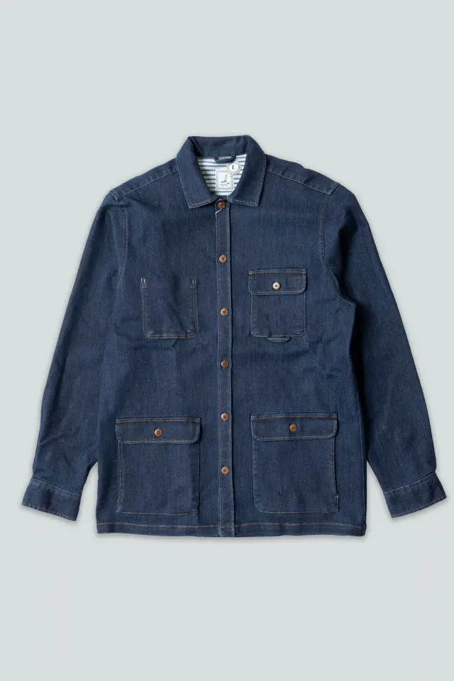 LAKOR Havana Sailor Jeansjacke dunkelblau Stretch