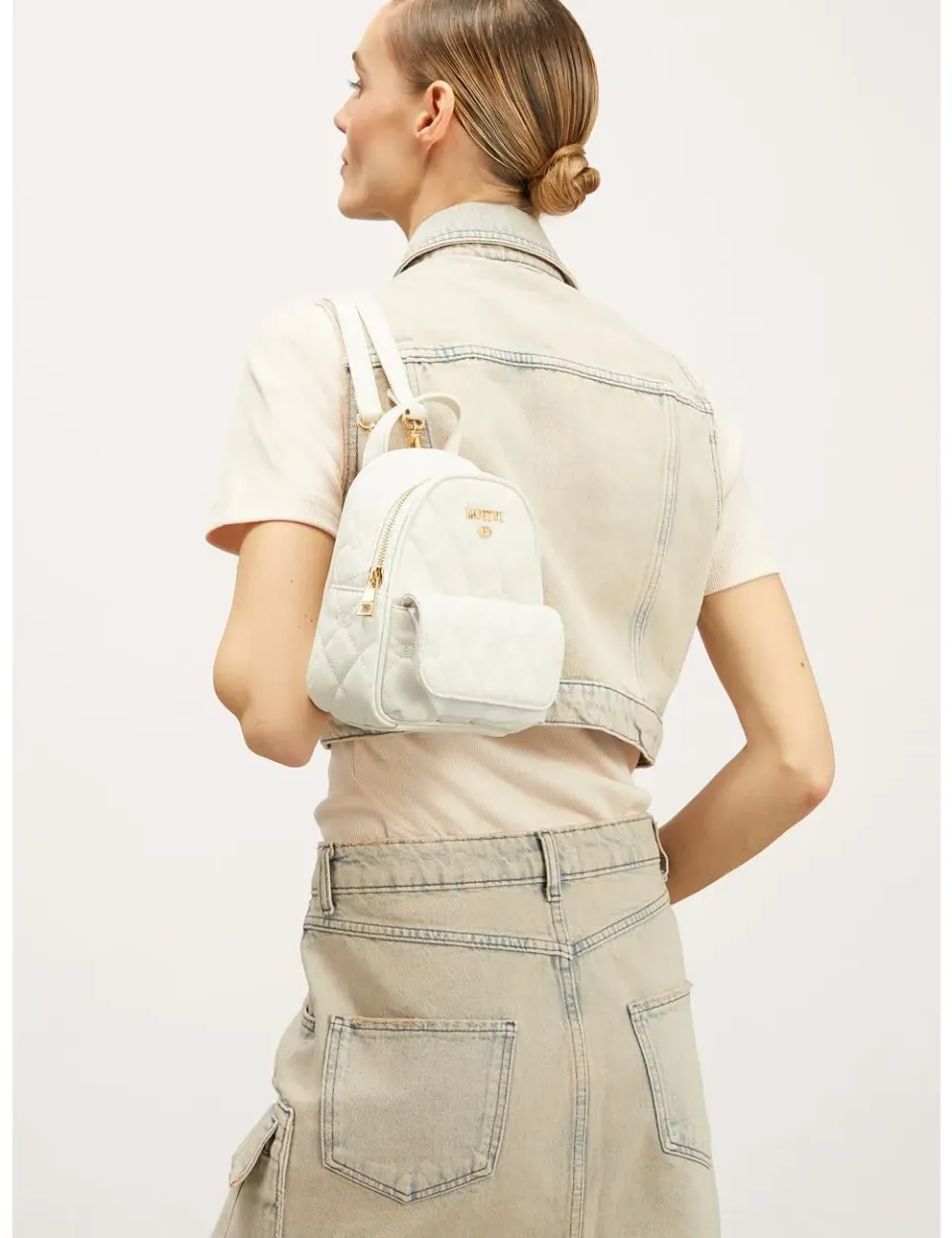 Motivi Mini-Rucksack gesteppt beschichtet 18 cm