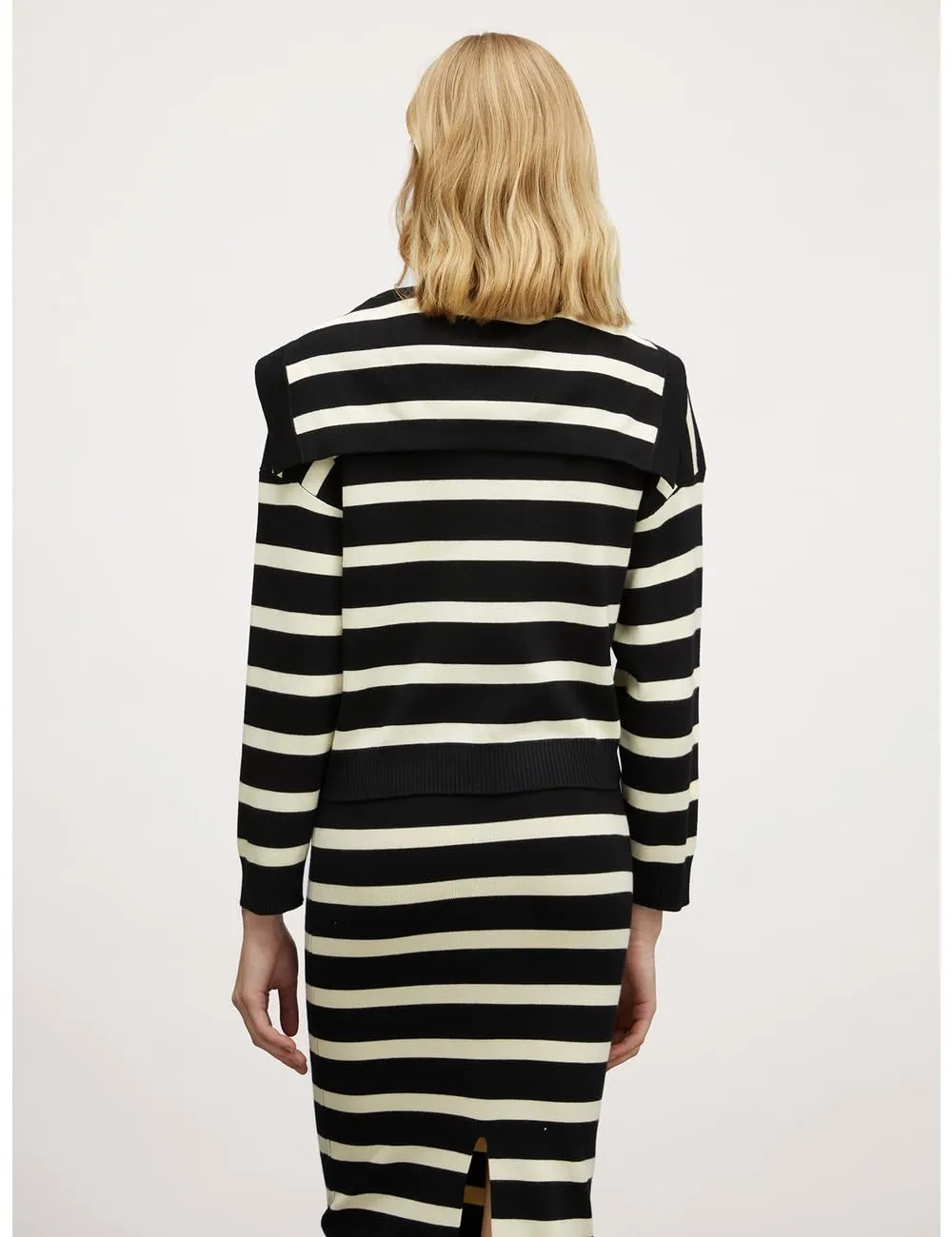 Motivi Jacquard-Pullover gestreift Pullover Viskose
